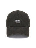 MATIN KIM MATIN KIM Mini Logo Ball Cap Charcoal