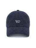 MATIN KIM MATIN KIM Mini Logo Ball Cap Navy