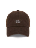 MATIN KIM MATIN KIM Mini Logo Ball Cap in Brown