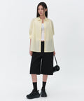 MUSINSA STANDARD WOMAN MUSINSA STANDARD WOMAN Relaxed Oxford Shirt Lemon Cream