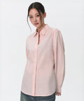 MUSINSA STANDARD WOMAN MUSINSA STANDARD WOMAN Relaxed Oxford Shirt [Rose Water]