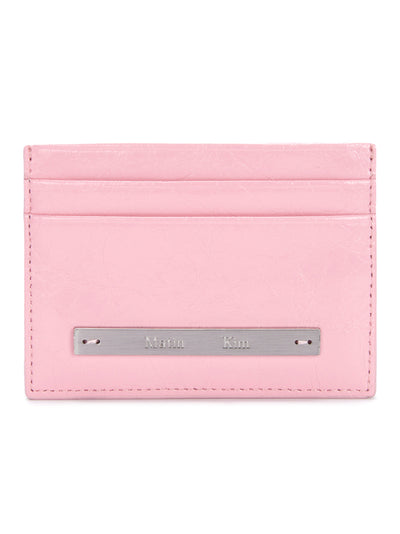 MATIN KIM GLOSSY CARD WALLET ONE SIZE