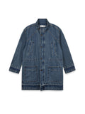 MATIN KIM MATIN KIM Pocket Point Midi Denim Jumper