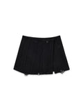 MATIN KIM MATIN KIM PUNCHING WRAP MINI SKIRT