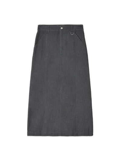 MATIN KIM Washed Mermaid Long Skirt