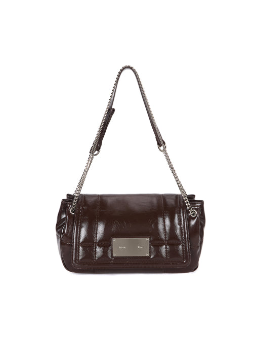 MATIN KIM MATIN KIM GLOSSY QUILTING MEDIUM CHAIN BAG