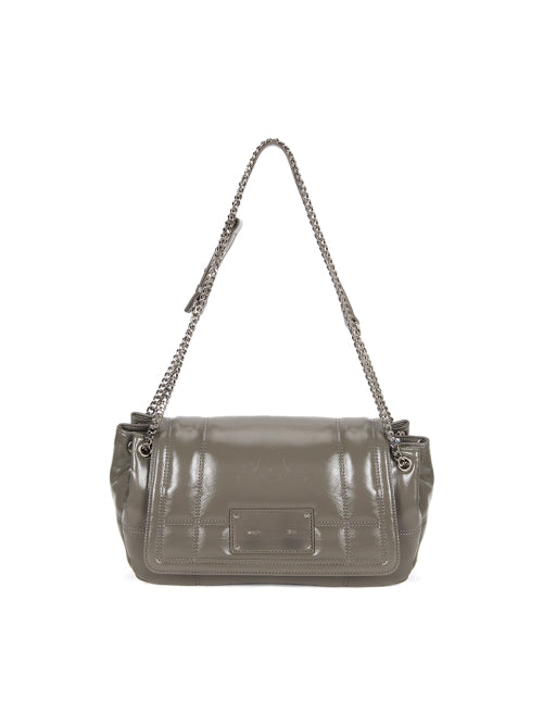 MATIN KIM MATIN KIM GLOSSY QUILTING MEDIUM CHAIN BAG