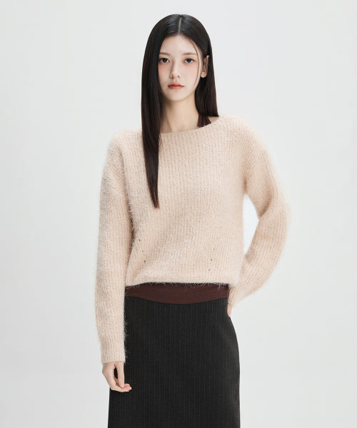 MIXXO MIXXO Feminine Wing Yarn Pullover Size S