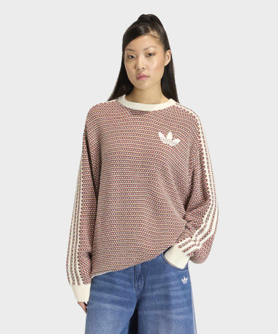 ADIDAS Holiday Pack Knit Sweater - Red