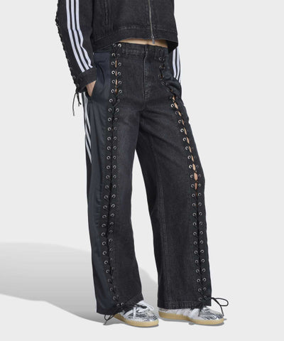 ADIDAS Denim Track Pants - Black