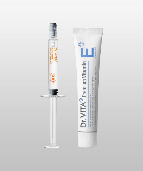 DRVITA [3 types of trial samples provided] Slow-aging PDRN shot 300 4.5ml + Premium E cream 30ml 2-piece set