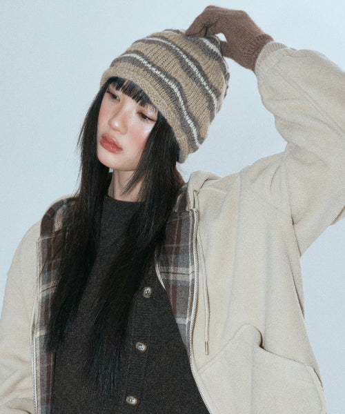 MIXXO MIXXO Striped Beanie Women