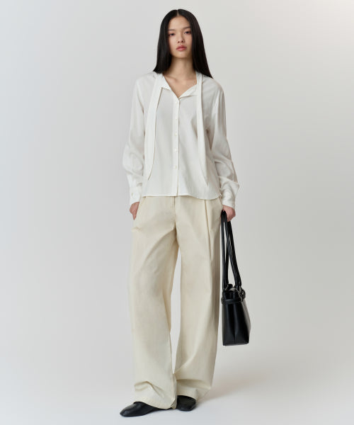 MUSINSA STANDARD WOMAN MUSINSA STANDARD WOMAN Women's Pants Cream