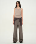 MUSINSA STANDARD WOMAN MUSINSA STANDARD WOMAN Women's Wide Fertig Pants [Taupe]