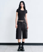 MUSINSA STANDARD WOMAN MUSINSA STANDARD WOMAN Women’s Skater Shorts Black