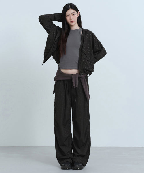 MUSINSA STANDARD WOMAN MUSINSA STANDARD WOMAN Women's Polka Dot Parachute Pants [Black]