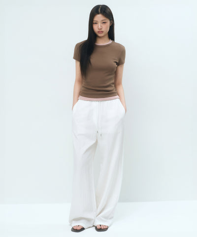 MUSINSA STANDARD WOMAN Women's Pants [White]