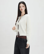 MIXXO MIXXO Two-way ribbon sweater size C
