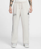 NIKE Nike Air Open Hem Fleece Pants M - Light Bone: Black