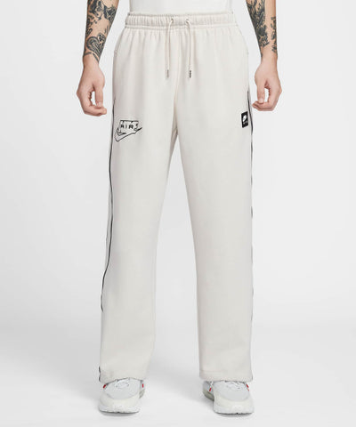 Nike Air Open Hem Fleece Pants M - Light Bone: Black