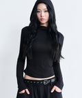 MUSINSA STANDARD WOMAN MUSINSA STANDARD WOMAN Women's Drape Hooded Long Sleeve T-Shirt (Size M)