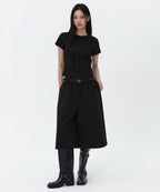 MUSINSA STANDARD WOMAN MUSINSA STANDARD WOMAN Sweatshirt Bermuda Sweatpants [Black]