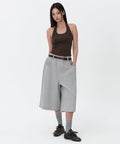 MUSINSA STANDARD WOMAN MUSINSA STANDARD WOMAN Women's Sweatshirt Bermuda Sweatpants [Medium Gray]