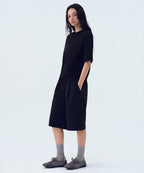 MUSINSA STANDARD WOMAN Bermuda Sweatpants for Women - Black