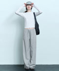 MUSINSA STANDARD WOMAN MUSINSA STANDARD WOMAN Pants Medium Gray