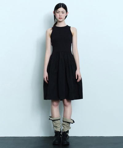 MUSINSA STANDARD WOMAN Women's Tank Top Combination Dress [Black]
