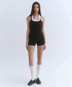 MUSINSA STANDARD WOMAN MUSINSA STANDARD WOMAN Women's Turn-Down Micro Jersey Shorts (Black)