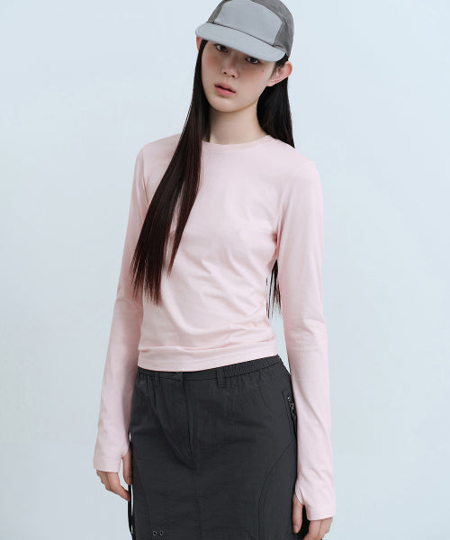 MUSINSA STANDARD WOMAN MUSINSA STANDARD WOMAN T-Shirt Slim Fit