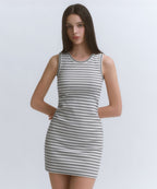 MUSINSA STANDARD WOMAN MUSINSA STANDARD WOMAN Women's Striped Tank Dress [Ivory]