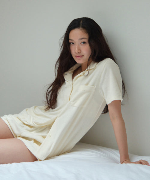 MUSINSA STANDARD WOMAN MUSINSA STANDARD WOMAN Women's Pajama Set Butter Cream