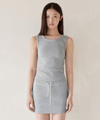 MUSINSA STANDARD WOMAN MUSINSA STANDARD WOMAN Women's Lace Trim Tank Top Medium Gray