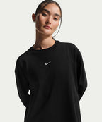 NIKE NIKE T-Shirt Oversized Long Sleeve - Black:White