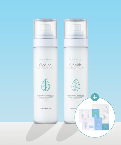 [SET] Cicade Cream Mist 120ml x 2 (+ 1 Cicade Mask Pack & 4 Free Health Experience Kits)
