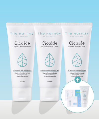 THEHARNAY Cicade Moisturizing Cream 100ml x 3