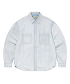 THISISNEVERTHAT THISISNEVERTHAT Shirt Faded Chambray Light Blue
