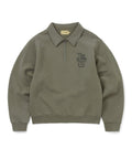 THISISNEVERTHAT THISISNEVERTHAT TNT Daniel Johnston Half Zip Sweatshirt Mud