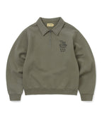 THISISNEVERTHAT THISISNEVERTHAT TNT Daniel Johnston Half Zip Sweatshirt Mud