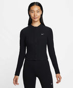 NIKE NIKE Knitwear Slim Wide Ribbed Cardigan W - Black