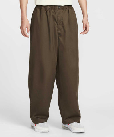 NIKE Life Wide Leg Pants M - Dark Hazel