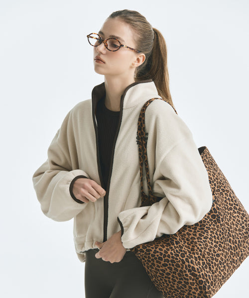 MIXXO MIXXO Hoodie Color Combination Fleece Zip-Up