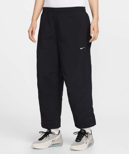 NIKE NIKE Sportswear Oversized High Waist Woven Crop Pants - Black