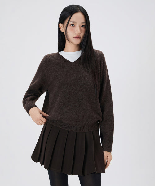 MIXXO MIXXO Knitwear Semi-over fit V-neck pullover S