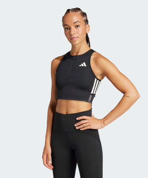 ADIDAS ADIDAS Adizero Running Gel Pocket Crop Top Women's