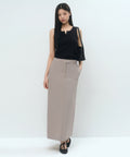 MUSINSA STANDARD WOMAN MUSINSA STANDARD WOMAN Women’s Straight Maxi Skirt Light Beige