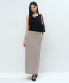 MUSINSA STANDARD WOMAN MUSINSA STANDARD WOMAN Women’s Straight Maxi Skirt Light Beige
