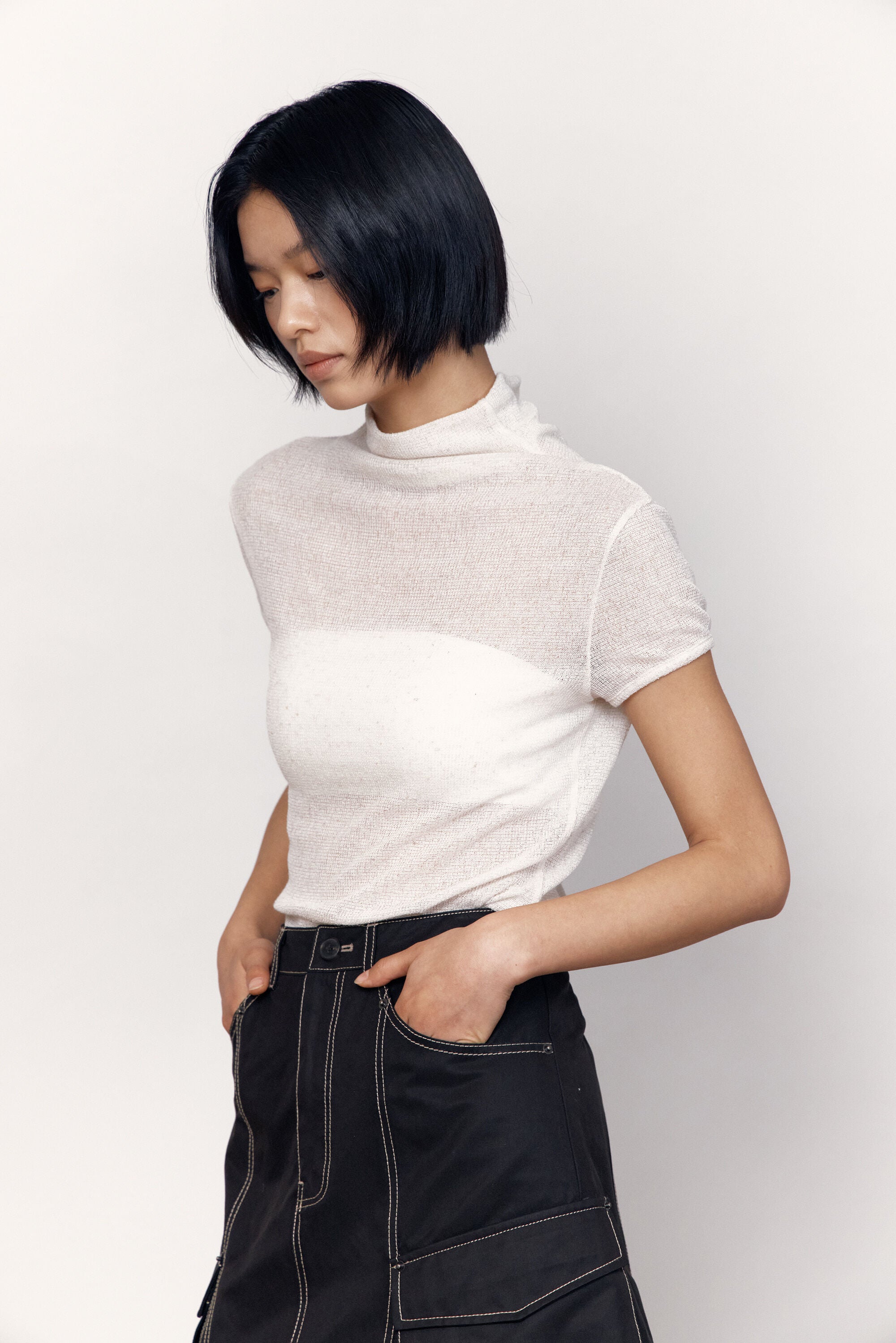 PUBLICKA X NUBE TOP, IVORY